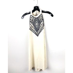 Free People x Tallow embroidered open back dress